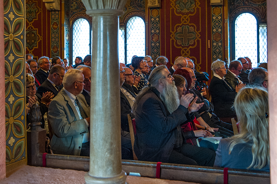 Gäste des Festaktes anlässlich 25 Jahre Verfassung und 28 Jahre Thüringer Landtag auf der Wartburg in Eisenach