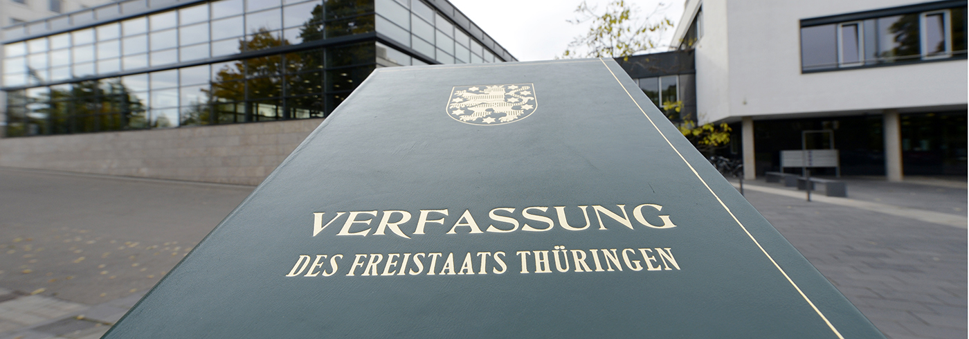 Original der Verfassung des Freistaats Thüringen