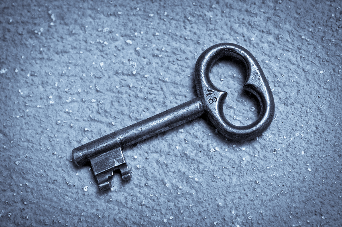 Schlüssel der ehemaligen Gestapo-Haftzelle