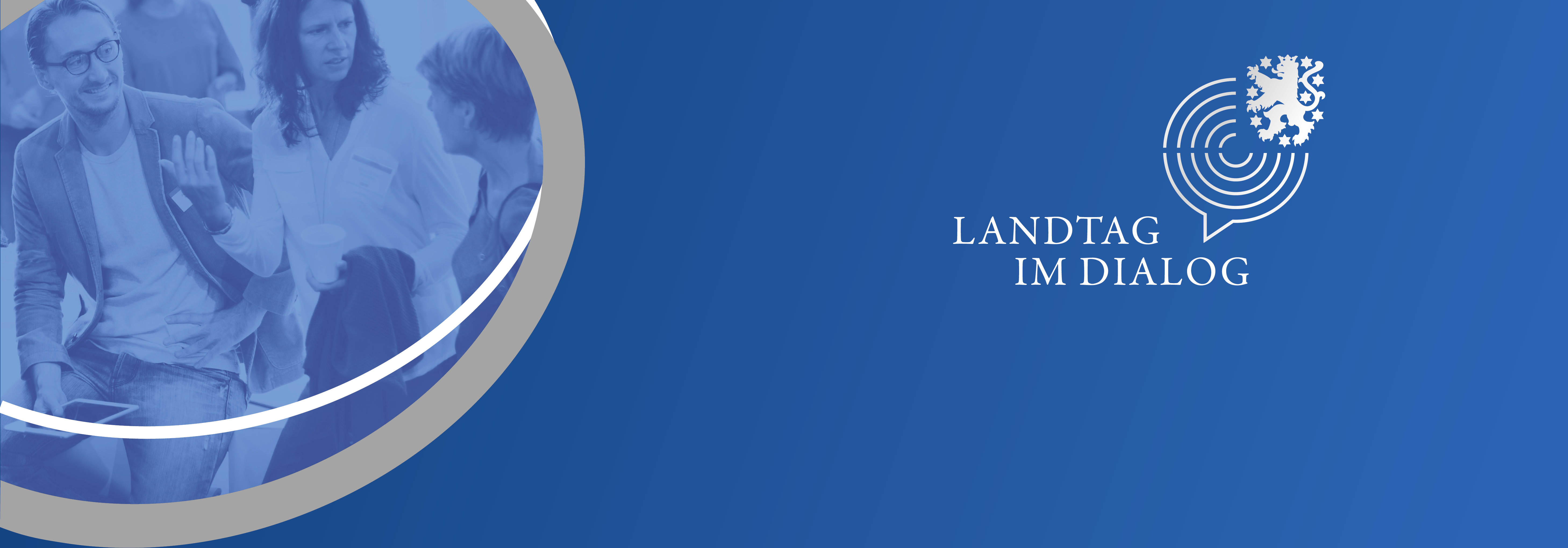 Werbeplakat zur Veranstaltung Landtag im Dialog