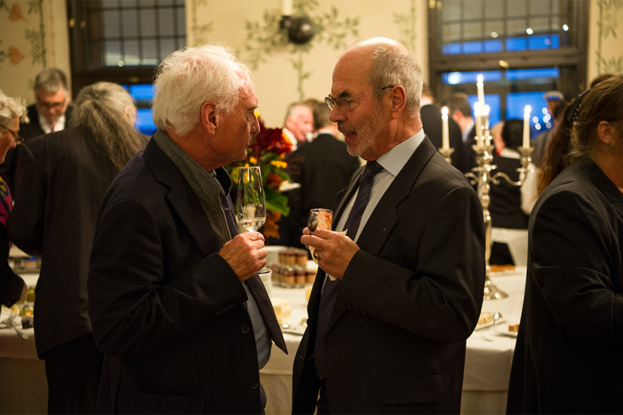 Gespräche am Rande der Festveranstaltung 25 Jahre Verfassung und 28 Jahre Thüringer Landtag auf der Wartburg in Eisenach