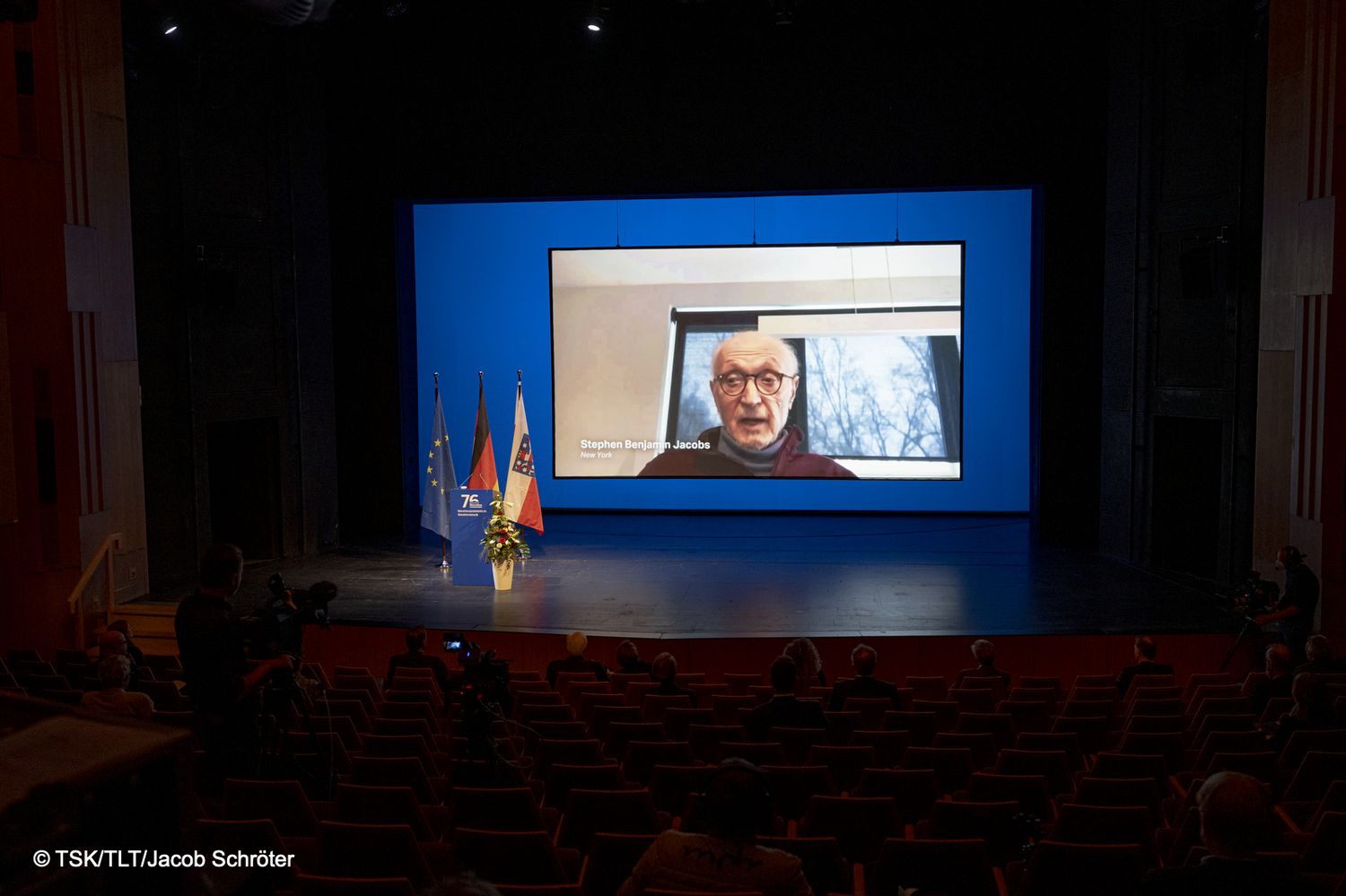 Gedenken im Deutschen Nationaltheater Weimar (Foto: Jacob Schröter)