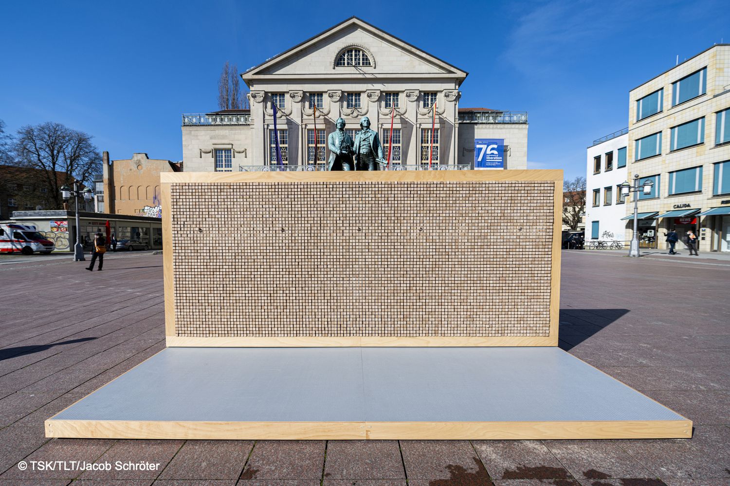 Gedenken im Deutschen Nationaltheater Weimar (Foto: Jacob Schröter)
