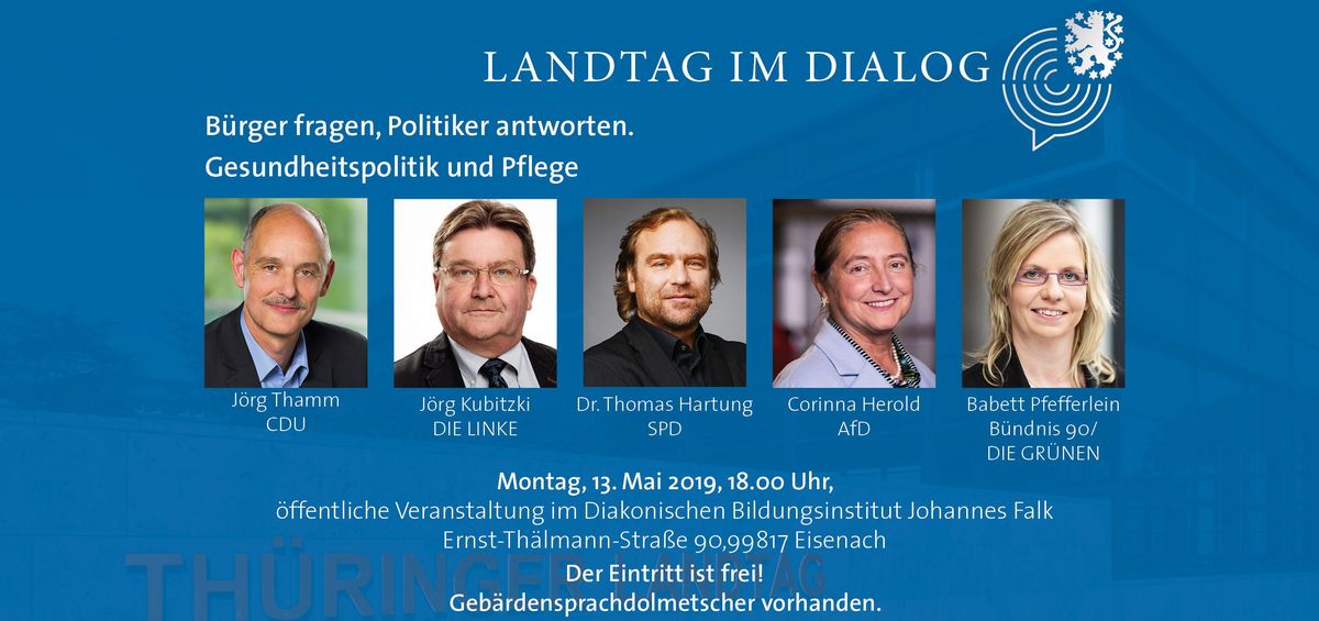 Einladung Landtag im Dialog Eisenach