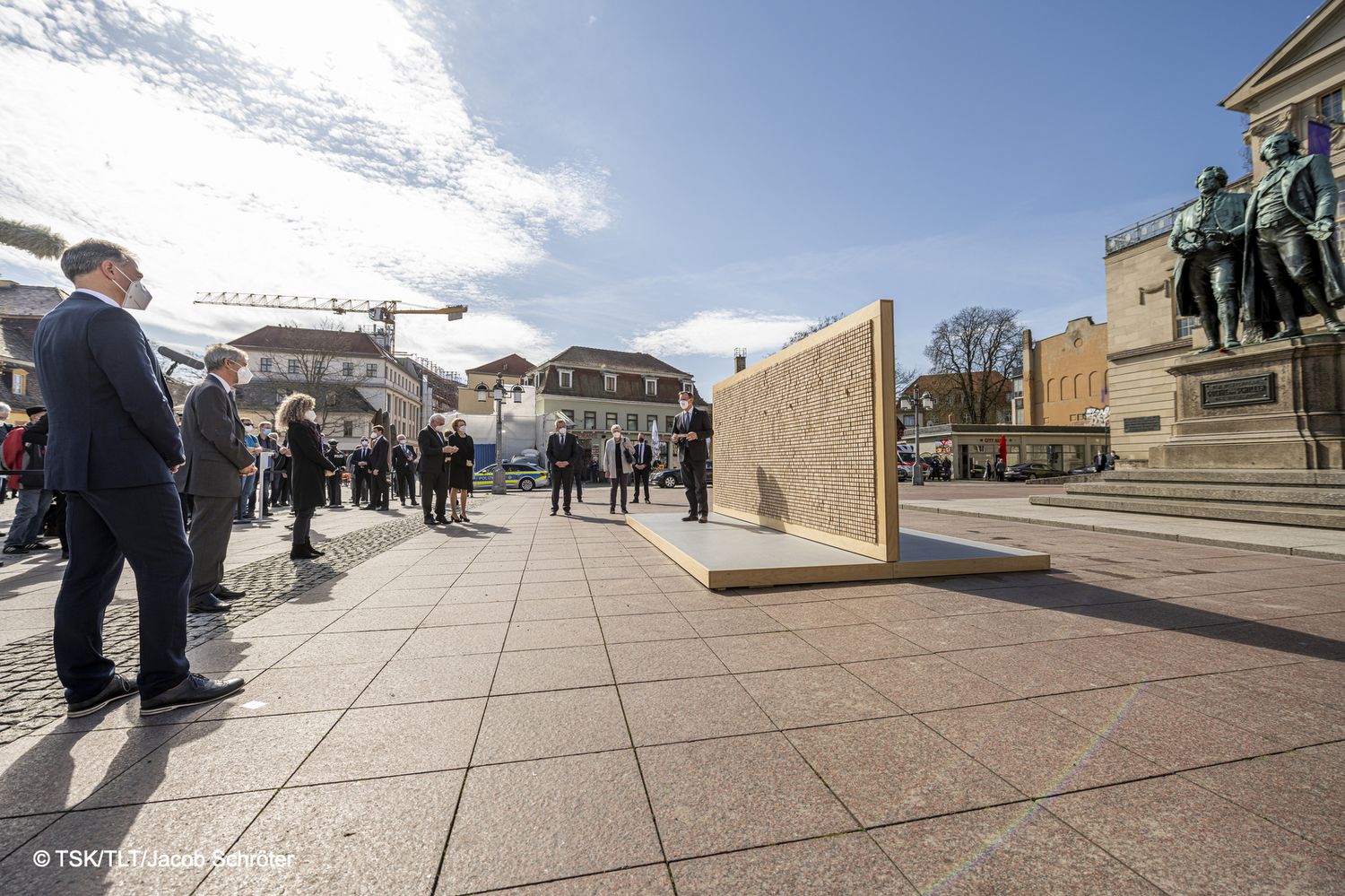 Gedenken im Deutschen Nationaltheater Weimar (Foto: Jacob Schröter)
