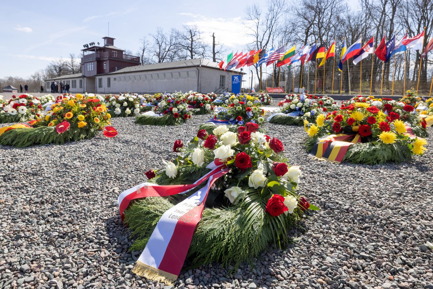 Gedenkveranstaltung und Kranzniederlegung im KZ Buchenwald (Foto: Michael Reichel)