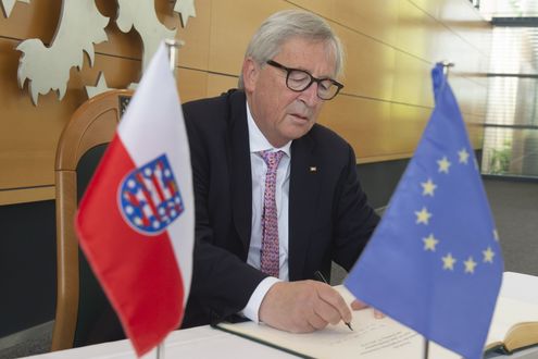 Jean-Claude Juncker im Thüringer Landtag