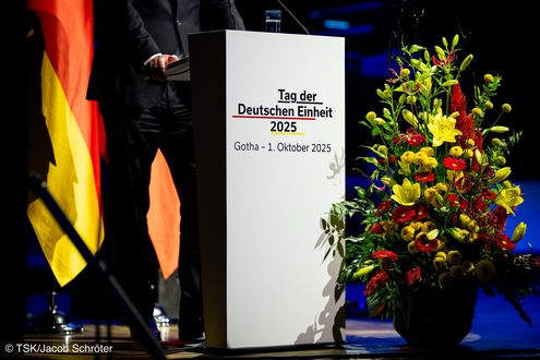 Landtagspräsident würdigte 35 Jahre Deutsche Einheit