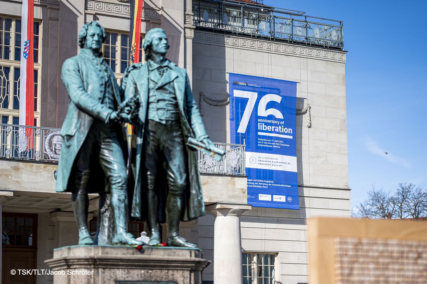 Gedenken im Deutschen Nationaltheater Weimar (Foto: Jacob Schröter)